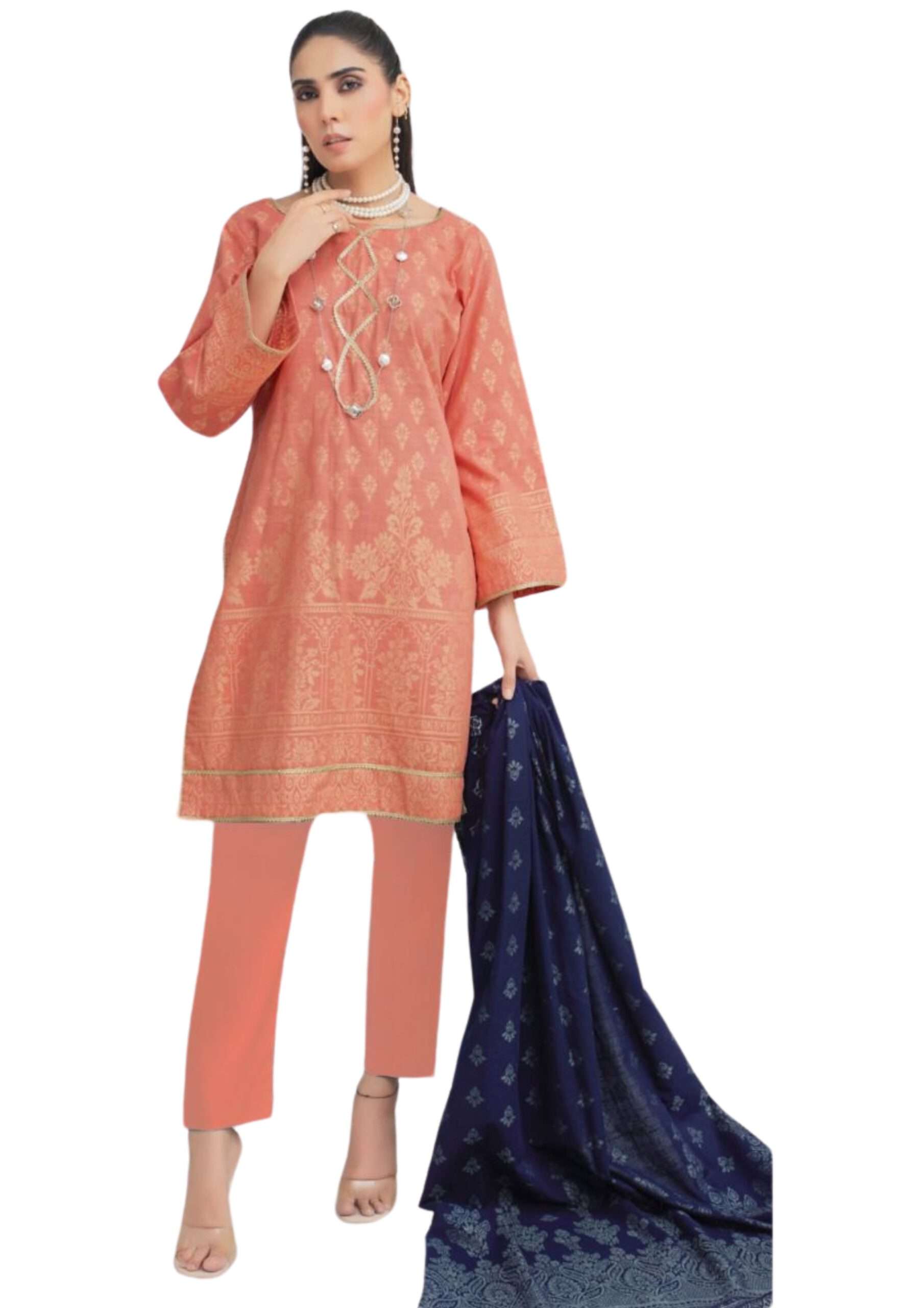 Minahil Banarsi Khaddar -05-1 Luxury Pakistani Unstitched Dresses - Fatima’s Boutique
