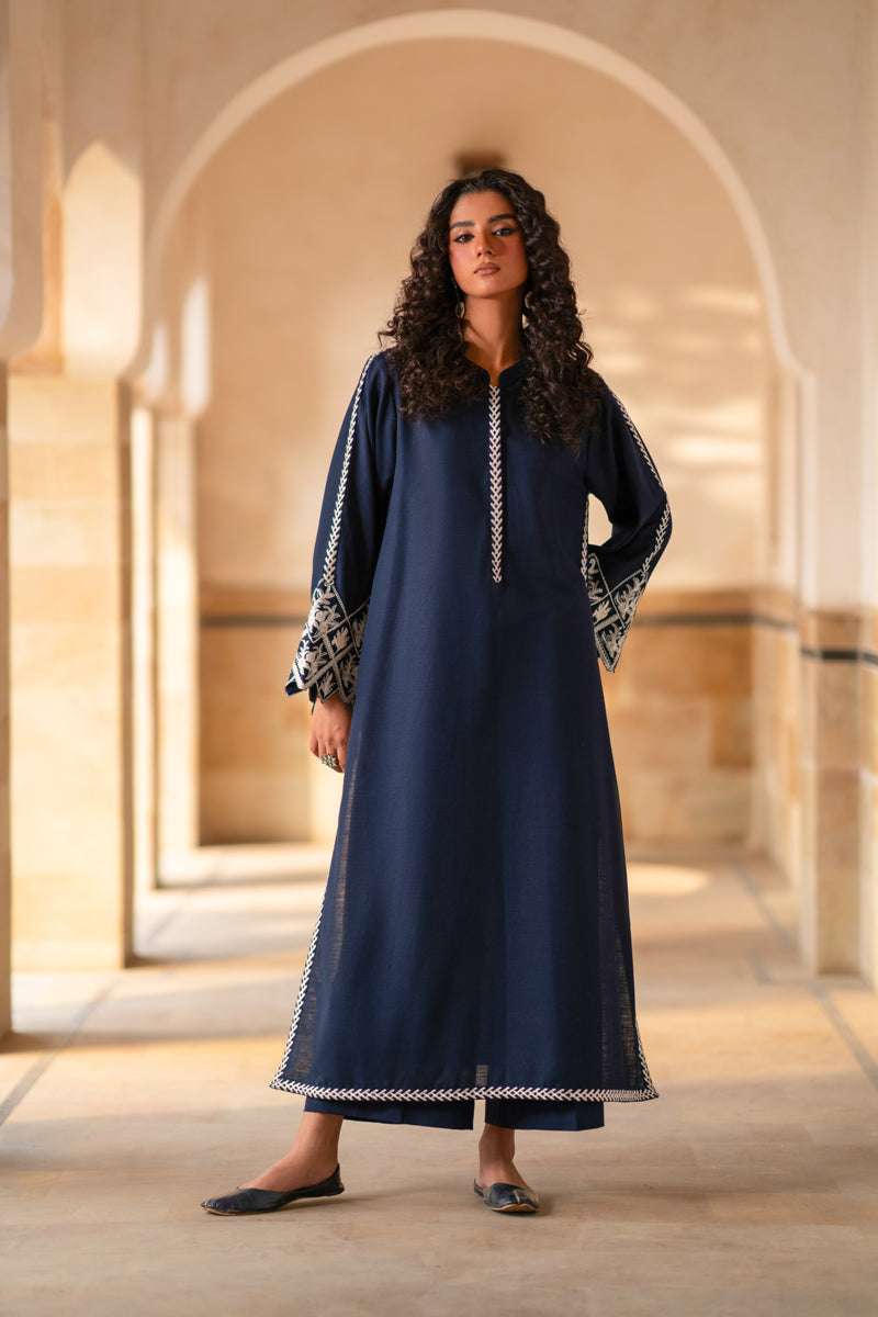 2-Pcs | Ready-to-Wear Stitched Printed Lawn | Shirt & Trouser | The Affordable by Tanabana Fabrics - Image 1